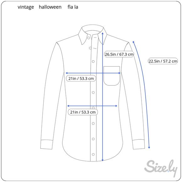 Vintage 80's Tapestry  Button Front Shirt Bear Halloween Novlety Print Shirt - Picture 8 of 8